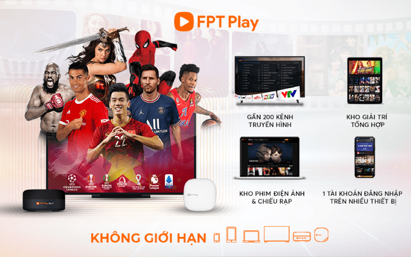 Đăng ký FPT Play để sở hữu kho nội dung khổng lồ, đa dạng
