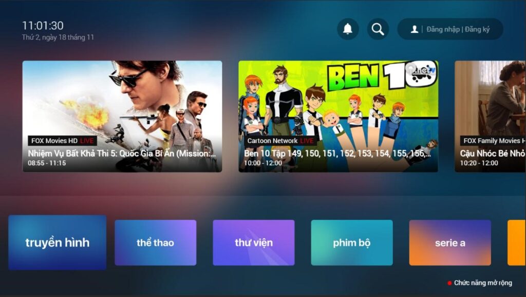 Tính năng xem lại truyền hình trên FPT Play cực kỳ tiện lợi